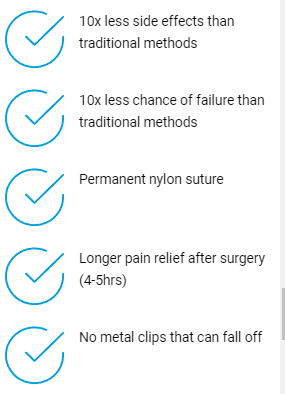 Benefits of the MSI no scalpel open ended vasectomy