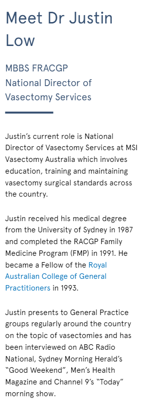 Meet Dr Justin Low