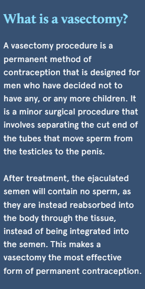 What is a vasectomy?